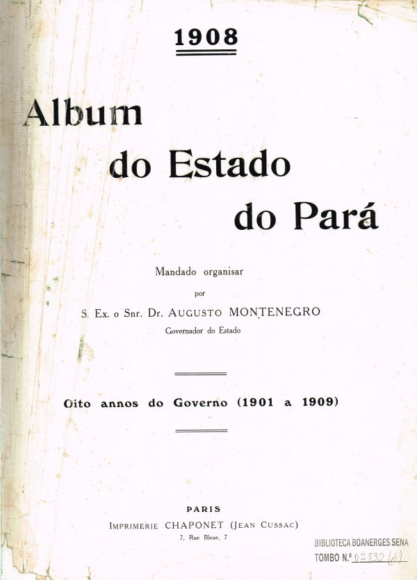 Álbum do Estado do Pará em 1908